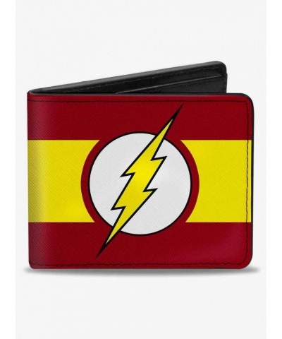 DC Comics Flash Logo Stripe Bifold Wallet $9.61 Wallets