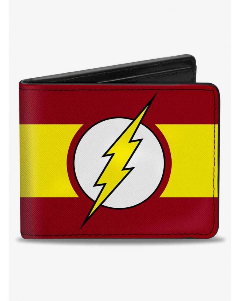 DC Comics Flash Logo Stripe Bifold Wallet $9.61 Wallets