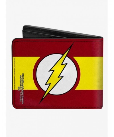 DC Comics Flash Logo Stripe Bifold Wallet $9.61 Wallets