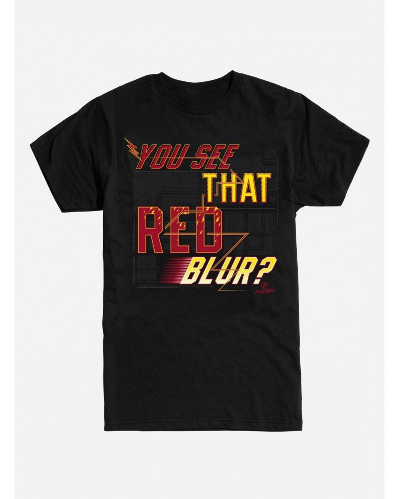 DC Comics The Flash See That Red Blur T-Shirt $9.37 T-Shirts