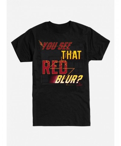 DC Comics The Flash See That Red Blur T-Shirt $9.37 T-Shirts