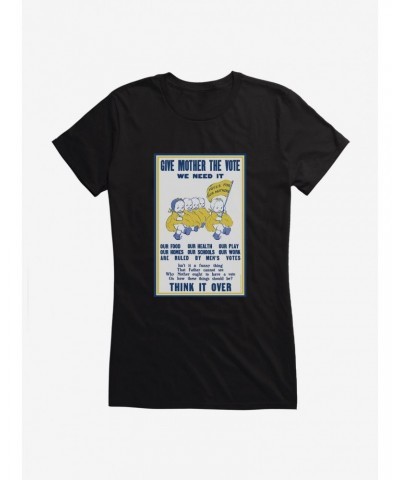 Kewpie Give Mother The Vote Flyer Girls T-Shirt $6.57 T-Shirts