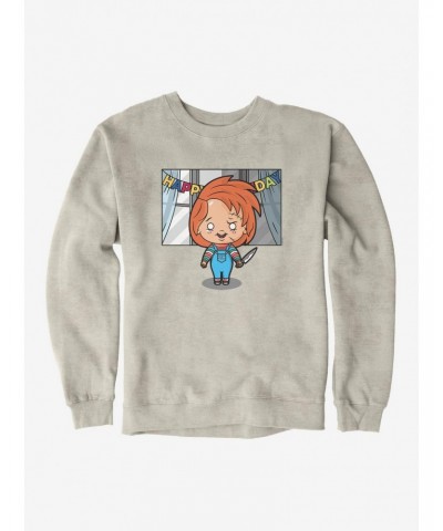 Chucky Animated Birthday Sweatshirt $17.71 Sweatshirts