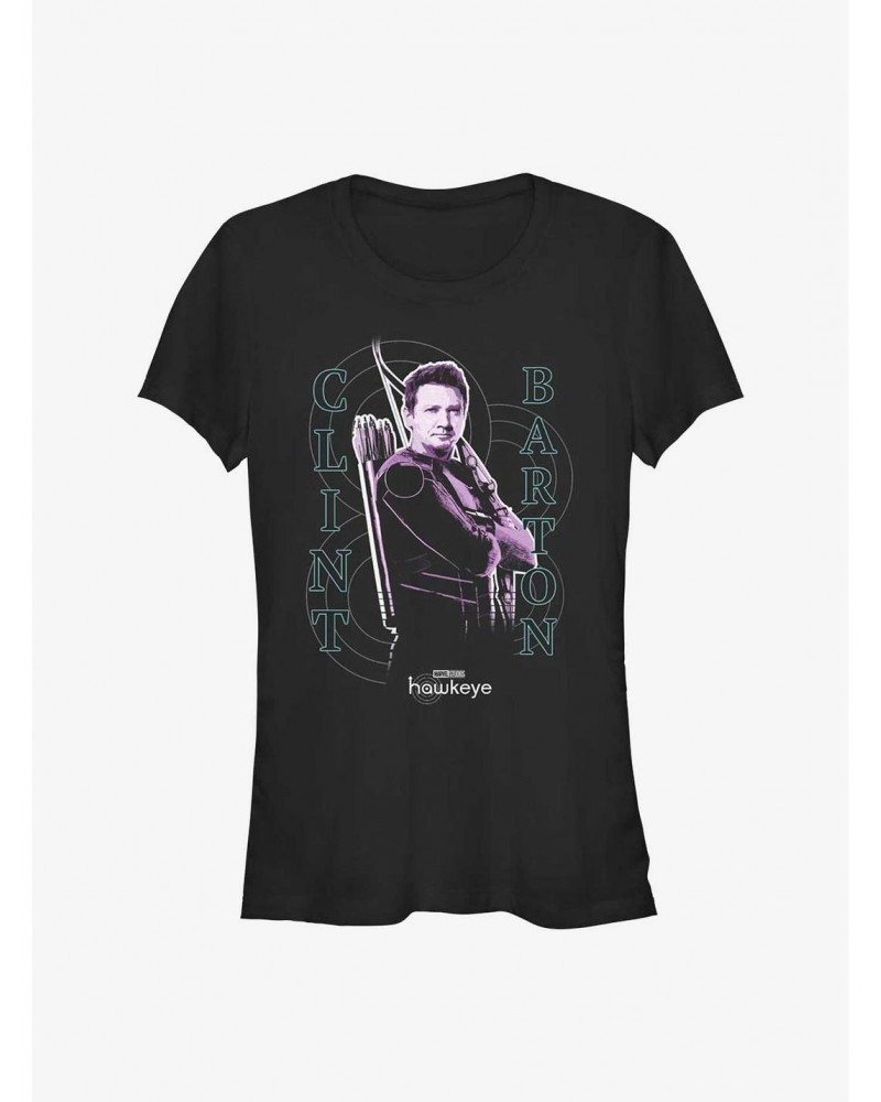 Marvel Hawkeye Clint Barton Girls T-Shirt $7.17 T-Shirts