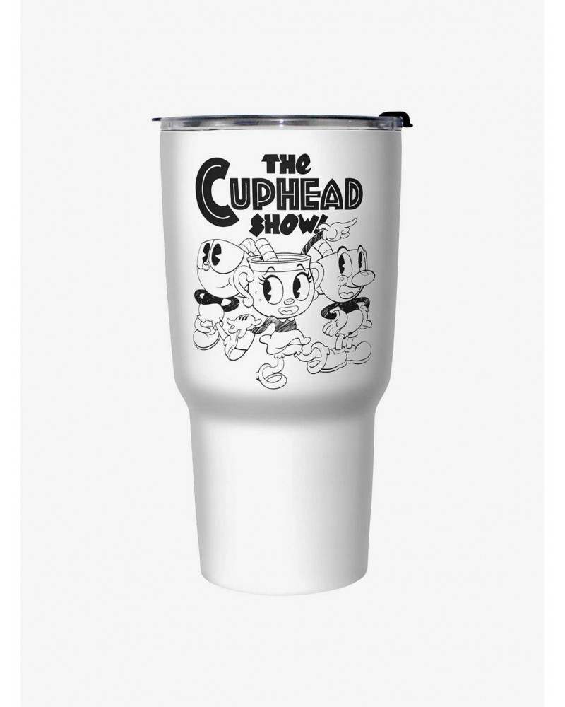 The Cuphead Show Plucky Three Travel Mug $9.27 Mugs