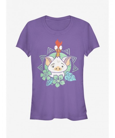 Disney Moana Island Pals Girls T-Shirt $6.37 T-Shirts