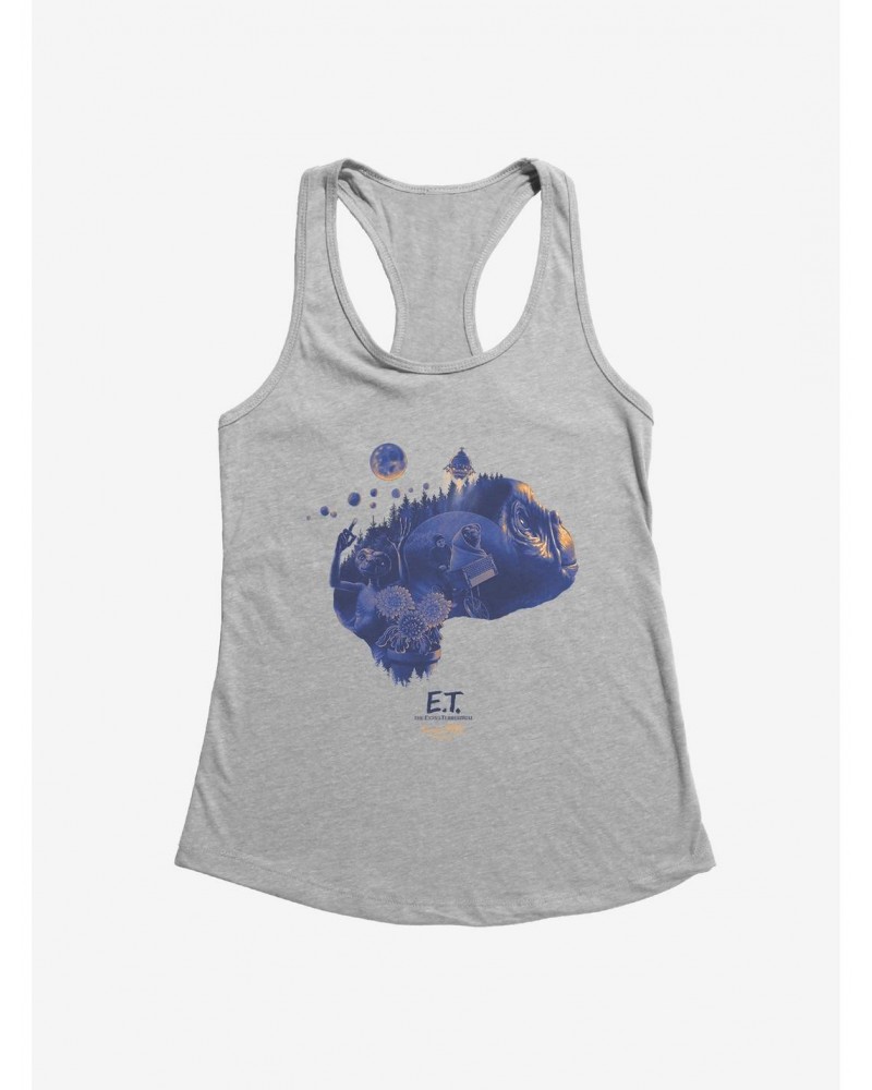 E.T. 40th Anniversary Collage Art Graphic Girls Tank $8.72 Tanks