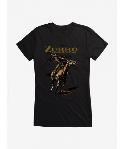 Zorro Secret Plan Girls T-Shirt $8.96 T-Shirts