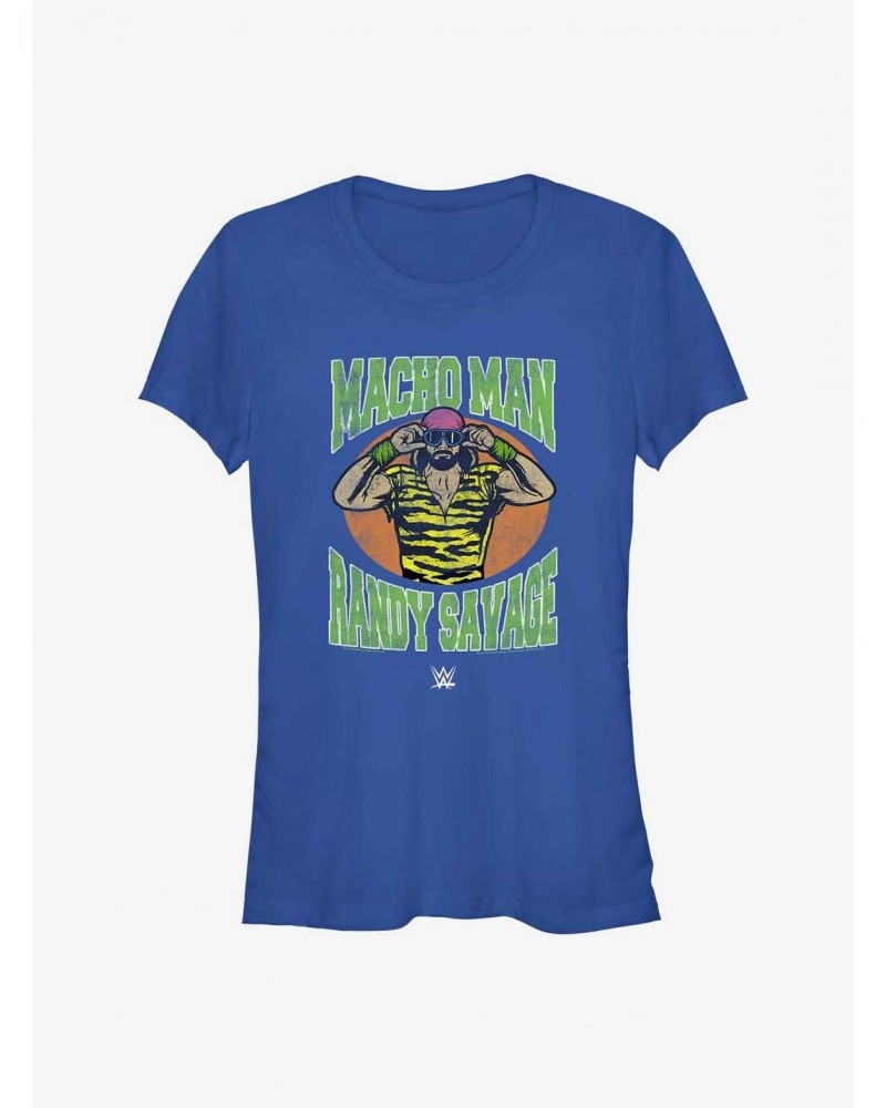 WWE Macho Man Randy Savage Retro Icon Girls T-Shirt $9.76 T-Shirts