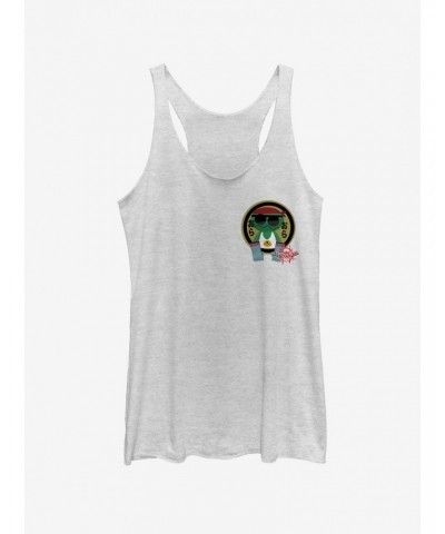 Marvel Spider-Man: Into The Spider-Verse Kappa Sticker Pocket Heathered Girls Tank Top $6.42 Tops