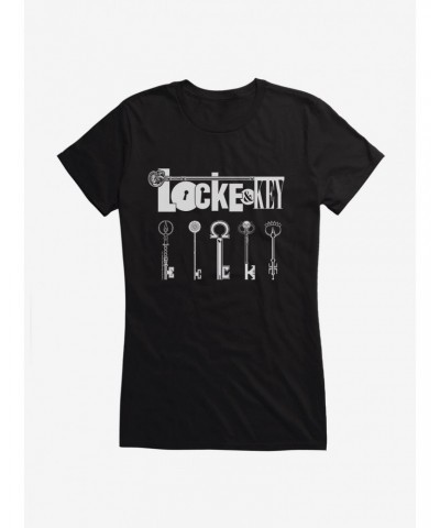 Locke & Key Keys Girls T-Shirt $8.17 T-Shirts