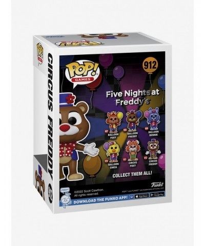 Funko Five Nights At Freddy's Pop! Games Circus Freddy Vinyl Figure $5.29 Figures