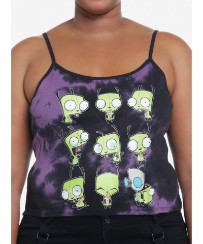 Invader Zim GIR Grid Tie-Dye Girls Cami Plus Size $10.04 Cami