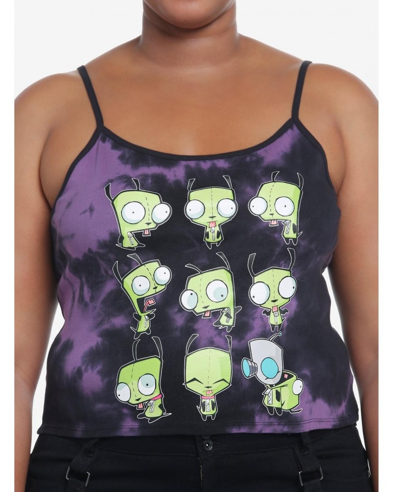 Invader Zim GIR Grid Tie-Dye Girls Cami Plus Size $10.04 Cami