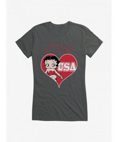 Betty Boop Love USA Girls T-Shirt $8.17 T-Shirts