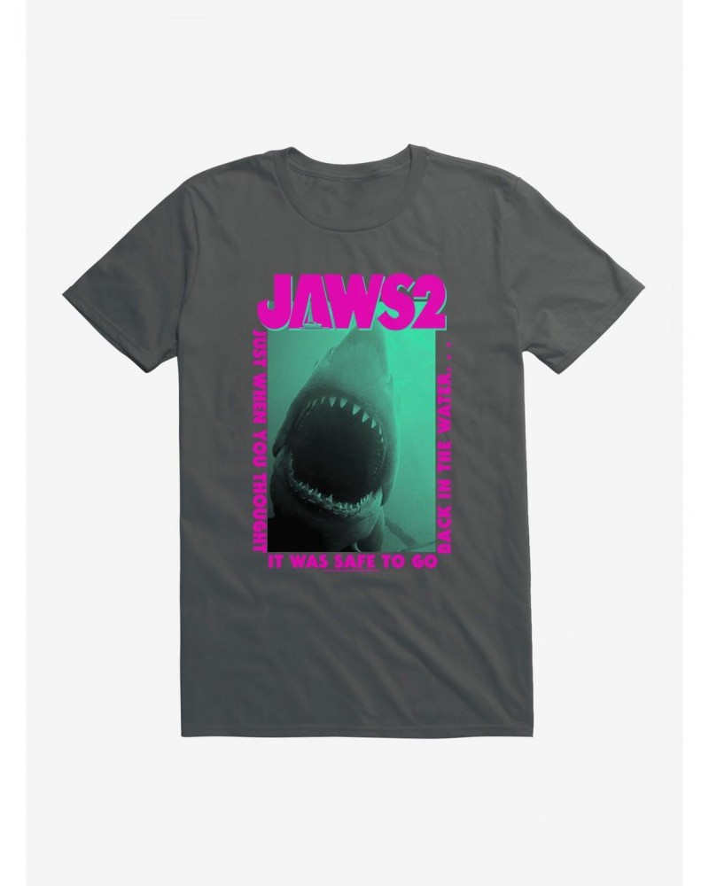 Jaws 2 When You Thought It Was Safe T-Shirt $7.84 T-Shirts