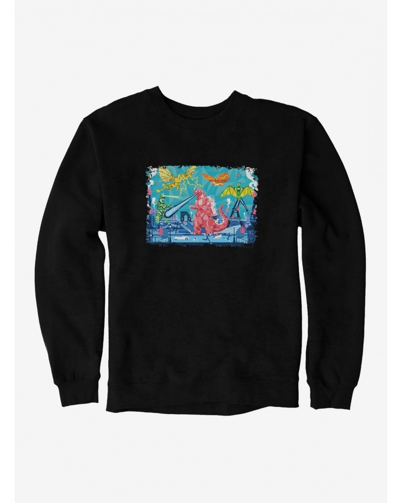 Godzilla Highway Sweatshirt $12.10 Sweatshirts