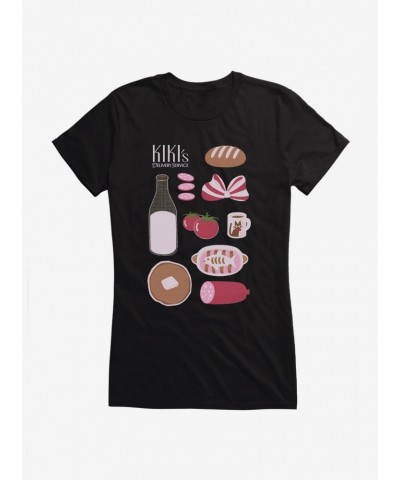 Studio Ghibli Kiki's Delivery Service Essential Foods Girls T-Shirt $9.36 T-Shirts