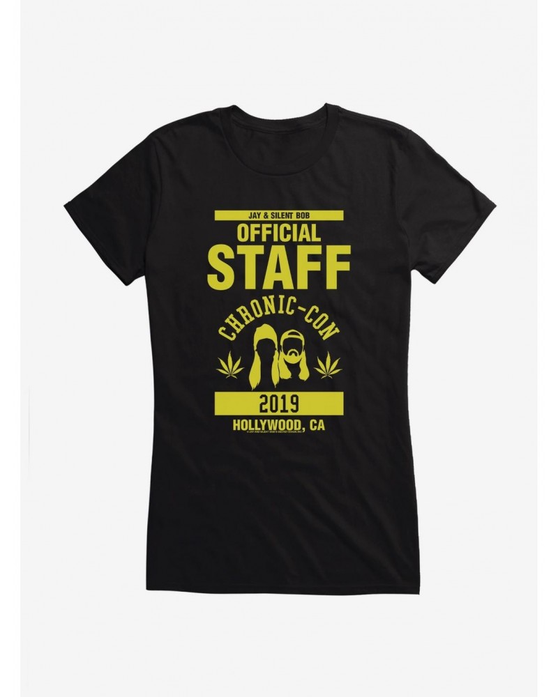 Jay And Silent Bob Official Staff Girls T-Shirt $8.17 T-Shirts