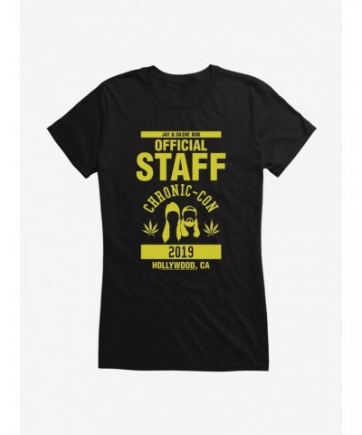 Jay And Silent Bob Official Staff Girls T-Shirt $8.17 T-Shirts