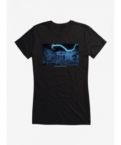 Back To The Future Clock Tower Girls T-Shirt $6.37 T-Shirts