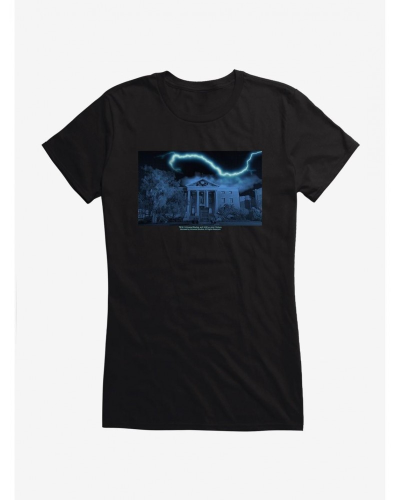 Back To The Future Clock Tower Girls T-Shirt $6.37 T-Shirts