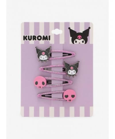 Kuromi Sparkly Hair Clip Set $5.42 Clip Set