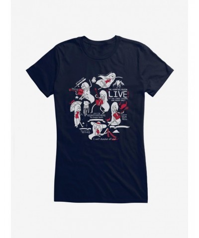 Adventure Time Marceline Guitar Girls T-Shirt $6.97 T-Shirts