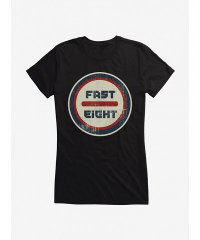 The Fate Of The Furious Fast 8 Script Circle Logo Girls T-Shirt $9.16 T-Shirts