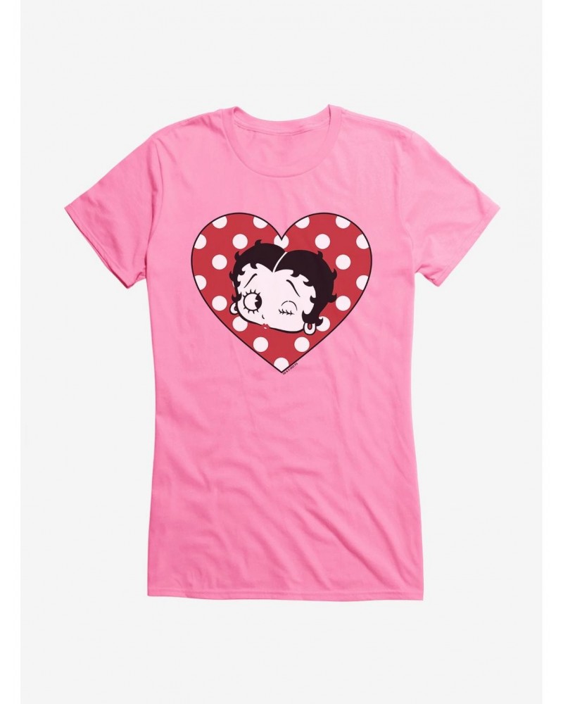 Betty Boop Spotted in Love Girls T-Shirt $7.97 T-Shirts