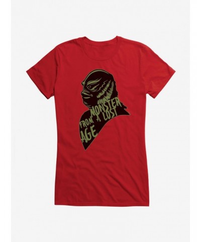 Universal Monsters Creature From The Black Lagoon Monster From a Lost Age Girls T-Shirt $8.47 T-Shirts