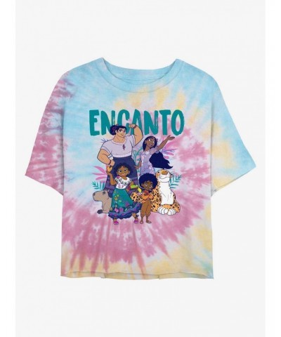 Disney Encanto Family Tie Dye Crop Girls T-Shirt $9.15 T-Shirts