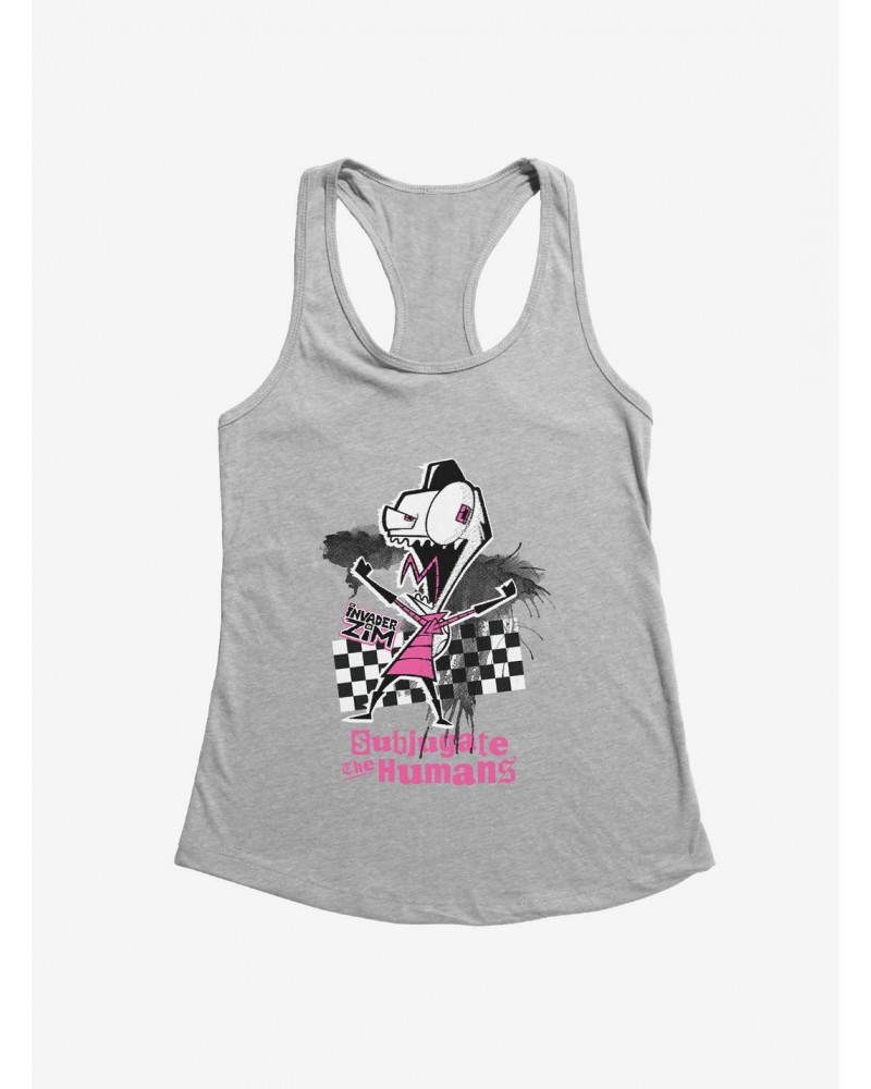 Invader Zim Subjugate The Humans Girls Tank $8.96 Tanks