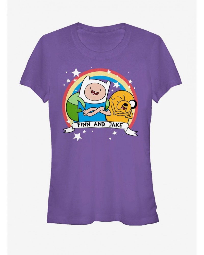 Adventure Time Finn And Jake Girls T-Shirt $9.46 T-Shirts