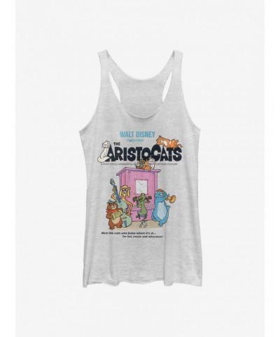 Disney Aristocats Classic Movie Poster Classic Girls Tank $8.91 Tanks