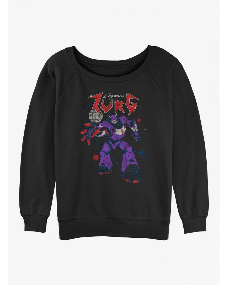 Disney Pixar Lightyear Metal Zurg Girls Slouchy Sweatshirt $12.92 Sweatshirts