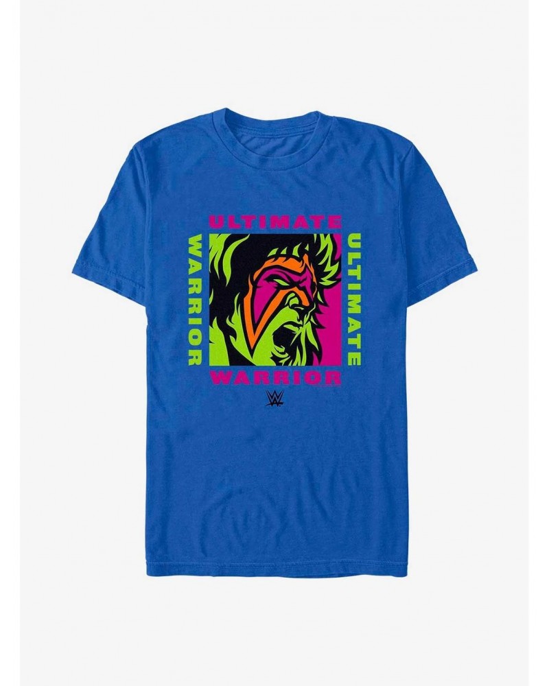 WWE Ultimate Warrior Neon Face T-Shirt $6.88 T-Shirts