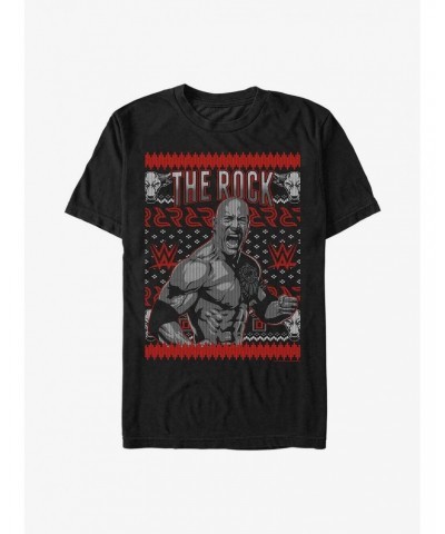 WWE The Rock Ugly Christmas T-Shirt $8.80 T-Shirts