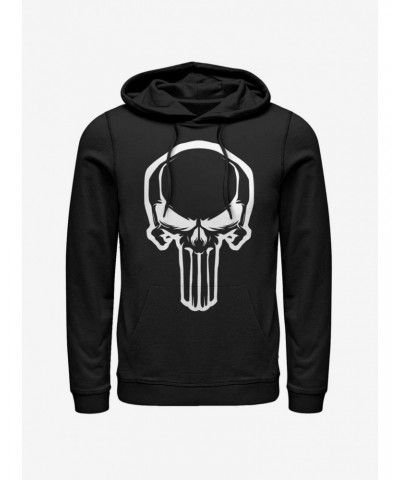 Marvel Punisher Skull Outline Hoodie $10.78 Hoodies