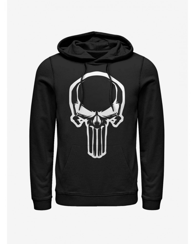 Marvel Punisher Skull Outline Hoodie $10.78 Hoodies