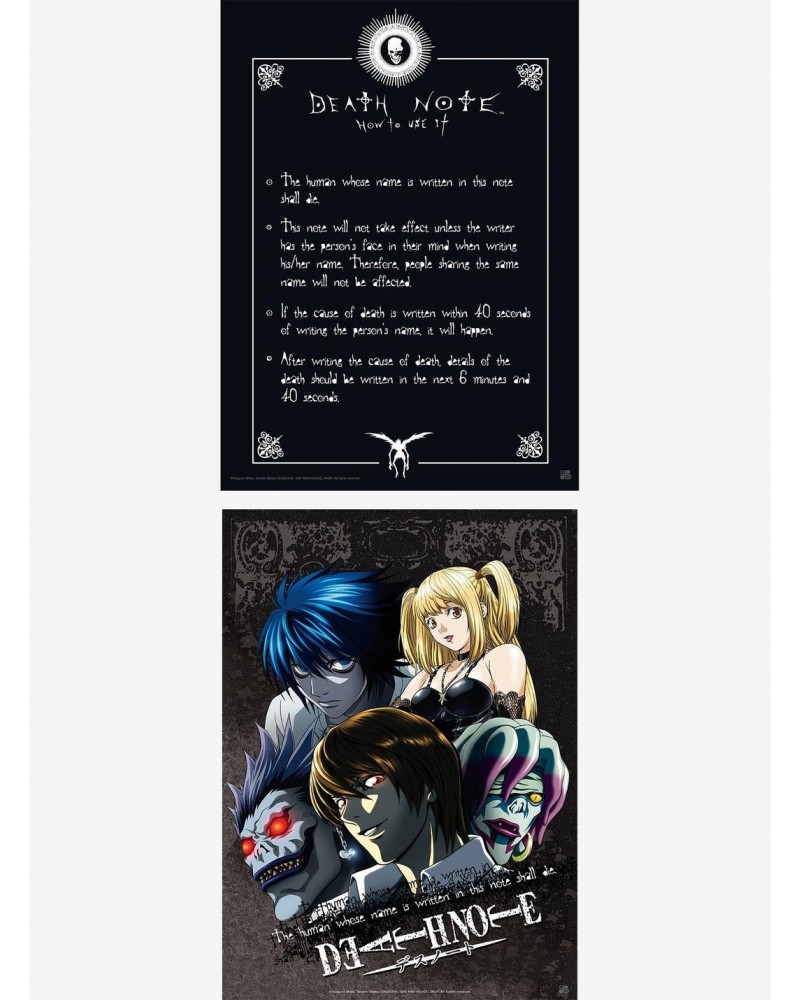 Death Note Poster Set $7.16 Poster Set