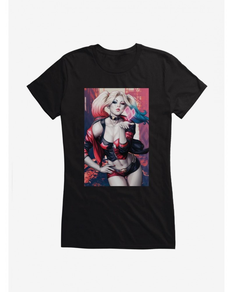 DC Comics Batman Harley Quinn Seductress Girls T-Shirt $7.57 T-Shirts