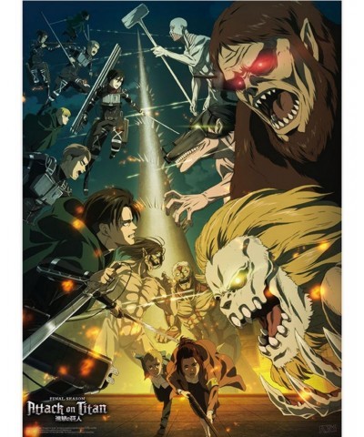 Attack On Titan Featured Characters Boxed Poster Set $7.18 Poster Set