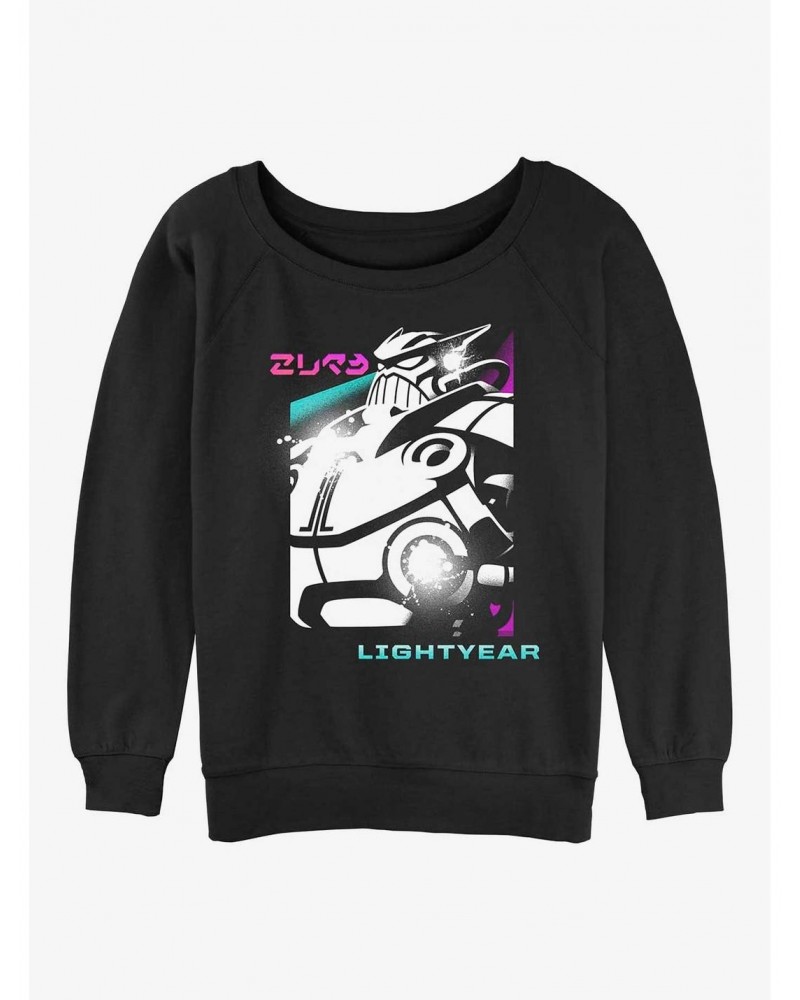 Disney Pixar Lightyear Zurg Portrait Girls Slouchy Sweatshirt $15.87 Sweatshirts