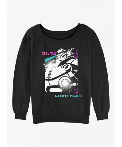 Disney Pixar Lightyear Zurg Portrait Girls Slouchy Sweatshirt $15.87 Sweatshirts