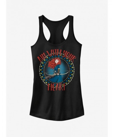 Disney Pixar Brave Merida Aim With Heart Girls Tank $10.71 Tanks