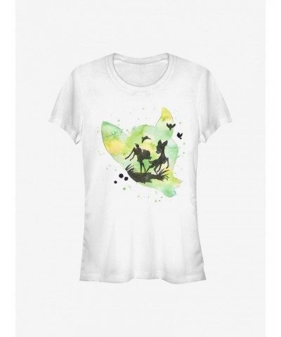 Disney Bambi Watercolor Bambi Girls T-Shirt $10.71 T-Shirts