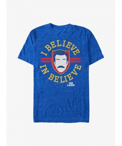 Ted Lasso Believe In Believe Shield T-Shirt $6.06 T-Shirts