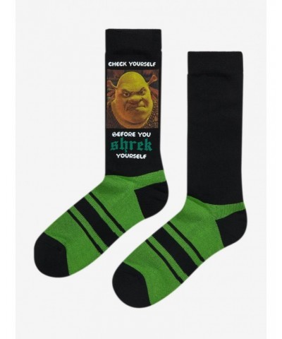 Shrek Check Yourself Crew Socks $3.33 Socks