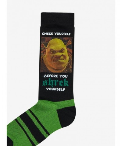 Shrek Check Yourself Crew Socks $3.33 Socks